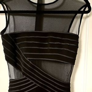 Beautiful, sexy black tie dress.